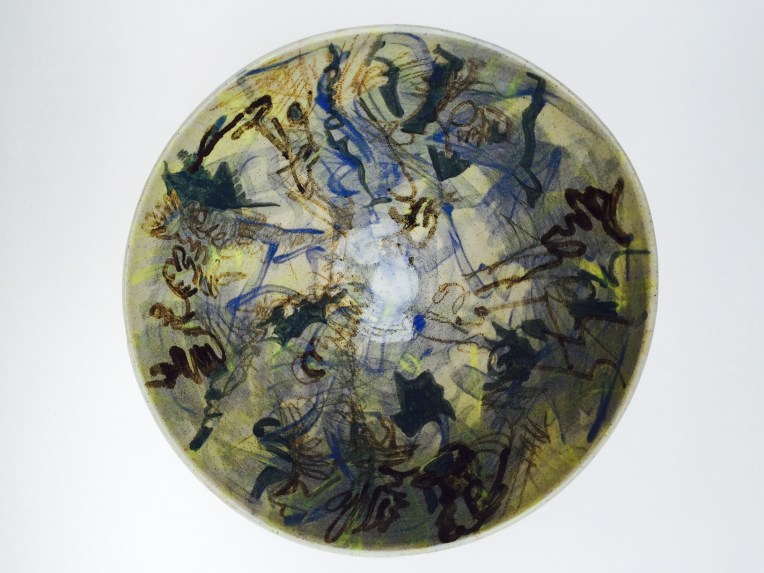 Bowl with Underglaze Drawing 2